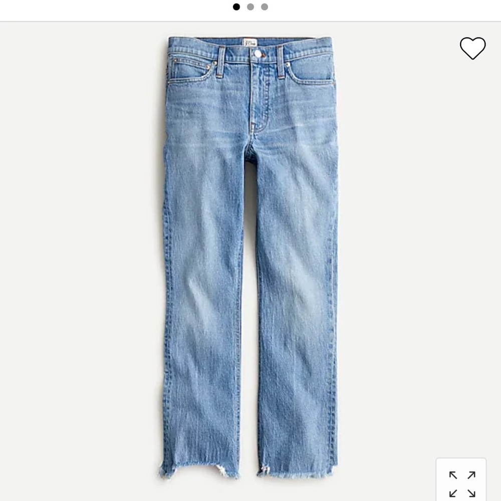 J Crew 9” Demi Boot Crop in Scuttle Wash. Sold out online. Size 30